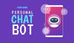 Online Chatbot Services with Robot on Screen