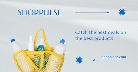 Affordable Choices with Household Products Offer Facebook AD Design Template