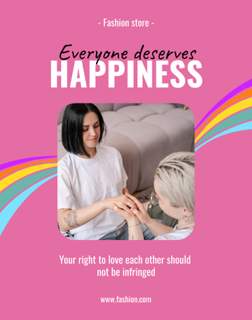 LGBT Shop Ad Poster 22x28in – шаблон для дизайна