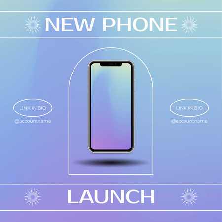 New Arrival Smartphones Instagram Šablona návrhu