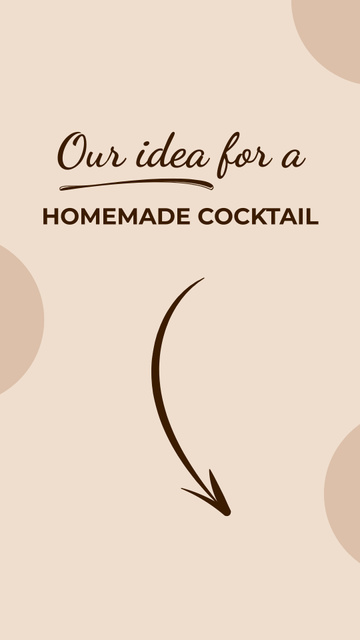 Steps for Homemade Cocktail Cooking TikTok Video – шаблон для дизайна