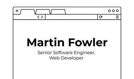 Designvorlage Software Engineer Services für Business card