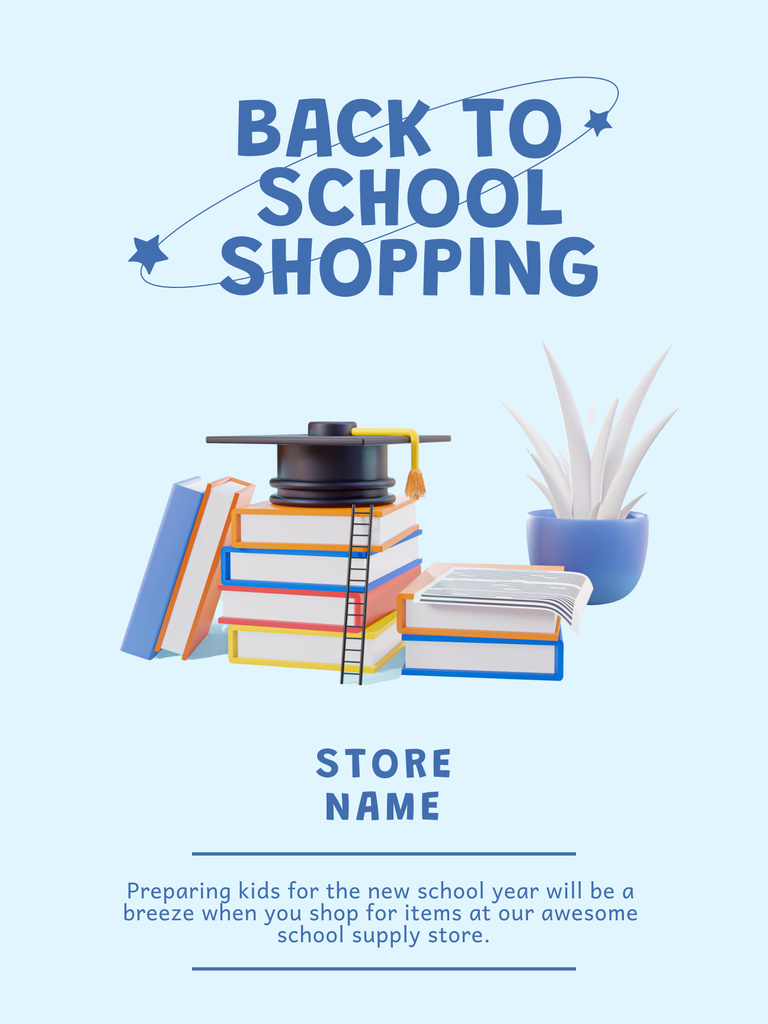 Template di design Amazing Back to School Special Offer Poster 36x48in