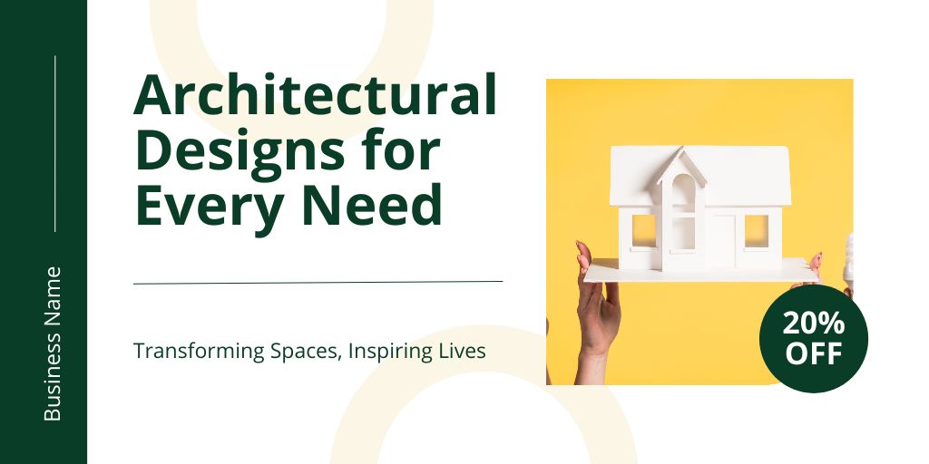 Designvorlage Architectural Design For Everyone At Reduced Price für Twitter