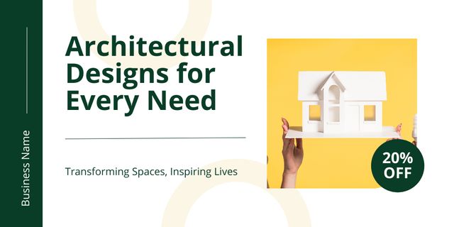 Architectural Design For Everyone At Reduced Price Twitter tervezősablon