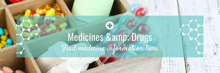 Medicine information Ad Email header Tasarım Şablonu