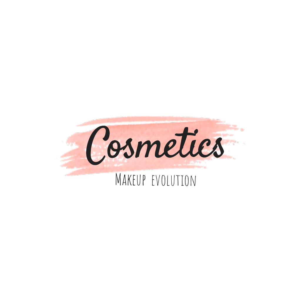 Cosmetics Store Ad Logo Design Template