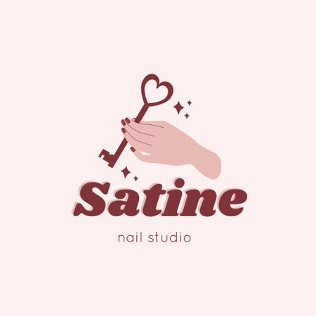 Szablon projektu Beauty Studio Services Offer Logo
