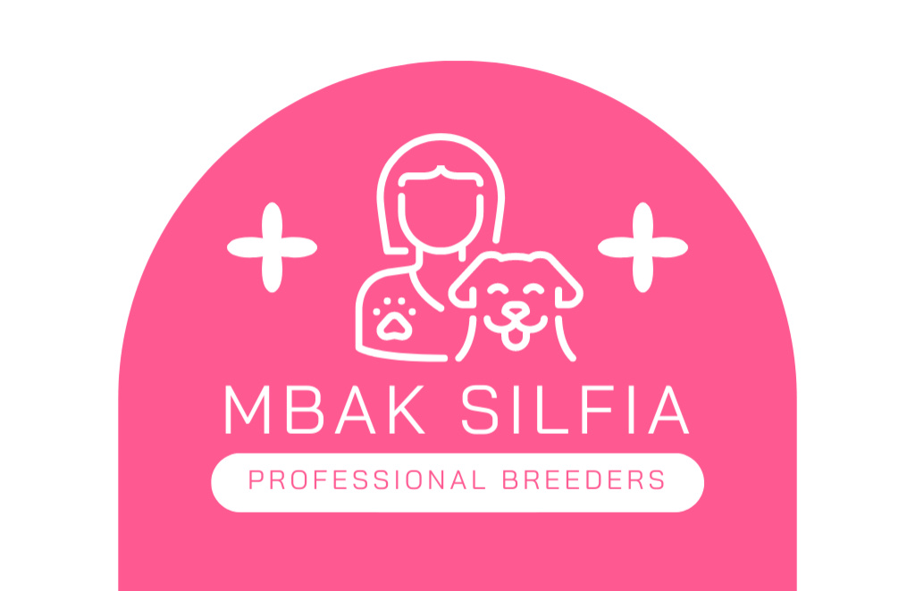 Designvorlage Professional Breeders' Care für Business Card 85x55mm