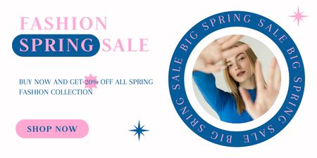 Women's Spring Collection Sale Announcement Twitter Design Template