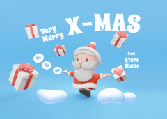 Ho-Ho-Ho filled Christmas Wish From Santa Claus