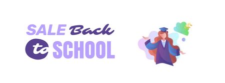 Back to School Special Offer Facebook Video cover – шаблон для дизайну