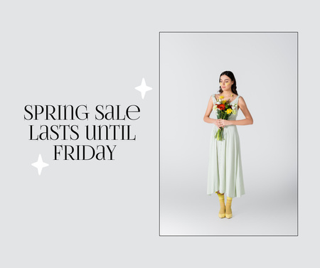 Last Days of Spring Sale Facebook Tasarım Şablonu