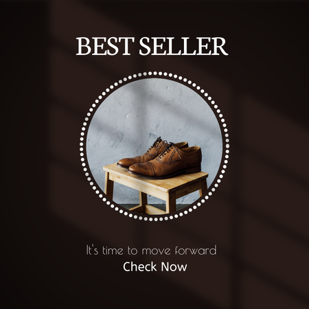 Platilla de diseño Best Seller Shoes Sale Offer Instagram