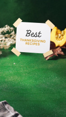 Set Of Best Dishes For Thanksgiving With Description