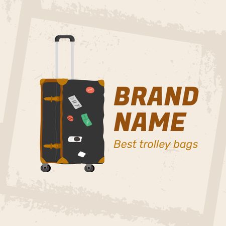 Travel Bags Sale Offer Animated Logo – шаблон для дизайна