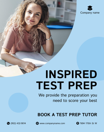 Tutor Services Offer Poster 22x28in Design Template