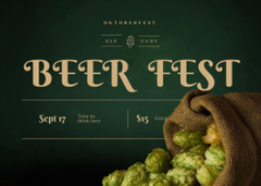 Oktoberfest Authentic Event on Green
