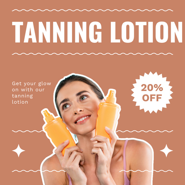 Best Tanning Lotion at Discount Instagram Modelo de Design