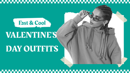 Valentine's Day Outfits Offer Youtube Thumbnail Design Template