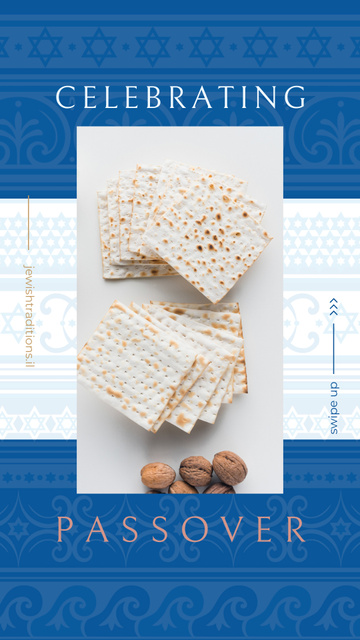 Modèle de visuel Happy Passover holiday - Instagram Story