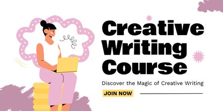 Essential Writing Course With Creativity Offer Twitter Design Template