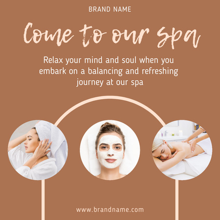 Spa Treatments Offer for Women Instagram Design Template