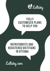 Healthy Nutritional Menu Planning Ad