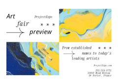 Art Gala Preview Announcement In May With Abstract Picture
