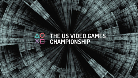 Ontwerpsjabloon van Youtube van Video games Championship Announcement