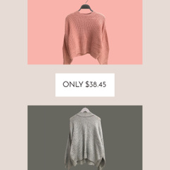 Stylish Elegant Sweaters Sale Offer