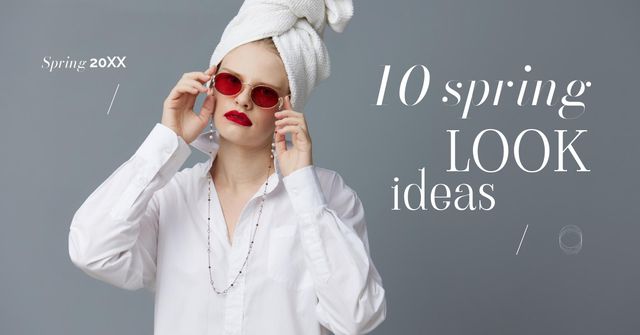 Modèle de visuel Spring Fashion Ideas - Facebook AD