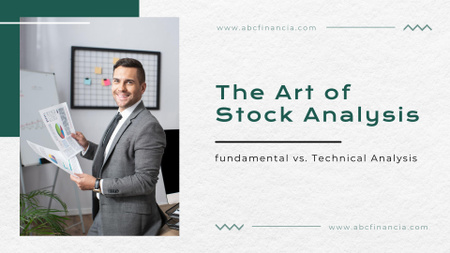 Fundamentals of Stock Trading Presentation Wide Design Template