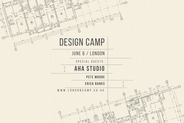Architecture and Design Planning Course Poster 24x36in Horizontal Šablona návrhu