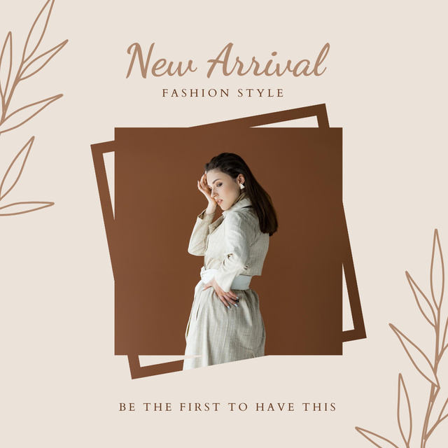 New Arrival Fashion Women's Collection Instagram Design Template