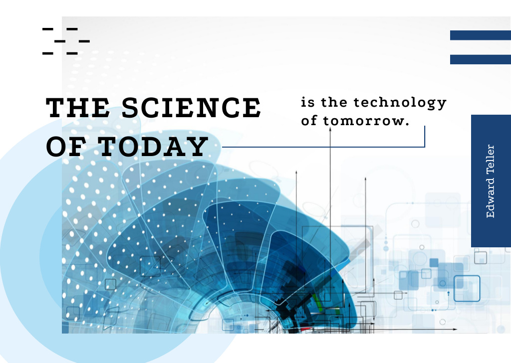 Technology Ad with Radial engine Сonstruction Postcard – шаблон для дизайну