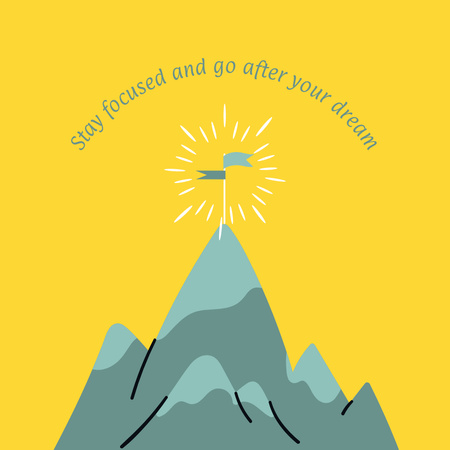 Platilla de diseño Motivational Quote Go After Your Dream Instagram