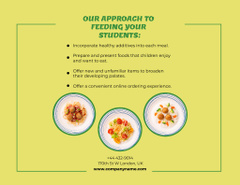 Delicious Online School Food Service Offer