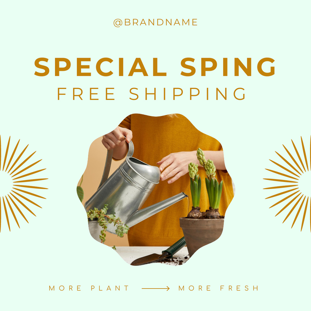 Special Spring Plant Sale Instagram Design Template