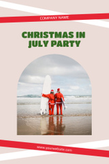 Fantastic Christmas Holiday Party in July with Santa Claus