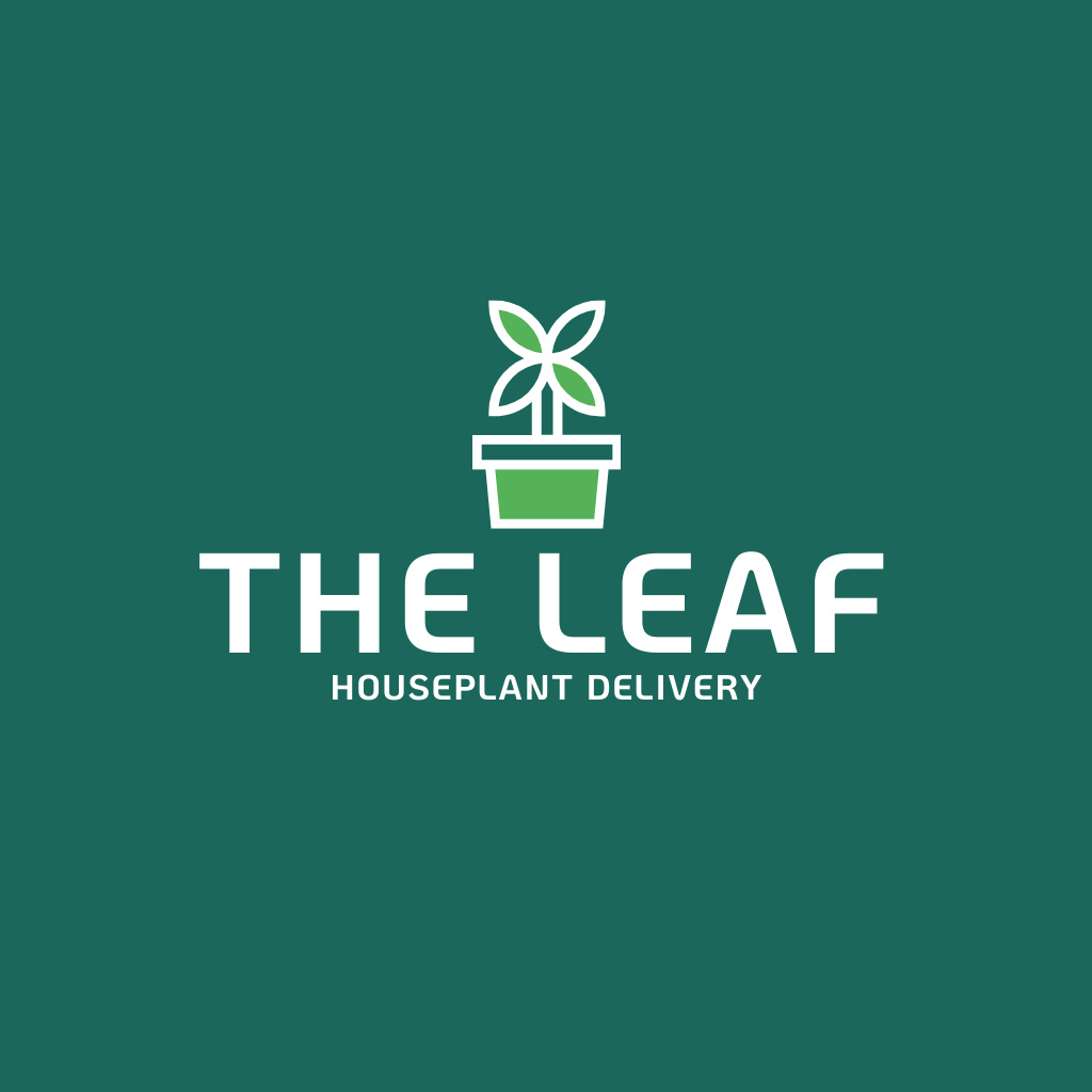 Template di design Home Plant Delivery Service Logo