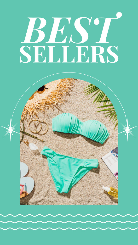Best Summer Sellers Instagram Story Πρότυπο σχεδίασης