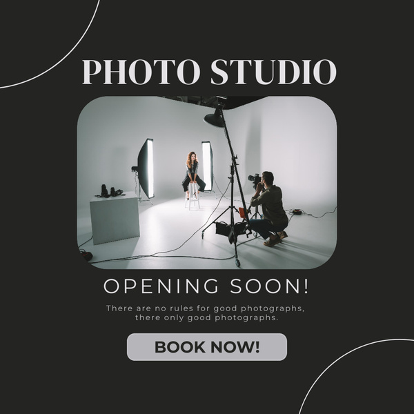 Photo Studio Opening Announcement