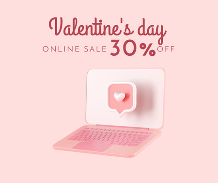 Valentine's Day Special Offer Facebook Πρότυπο σχεδίασης
