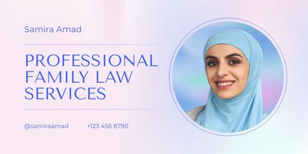 Platilla de diseño Professional Family Law Services Offer Twitter