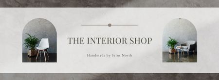 Platilla de diseño The Interior Shop Facebook cover