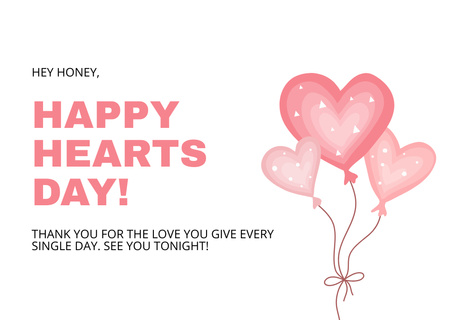 Designvorlage Romantic Confession on Valentine's Day für Card