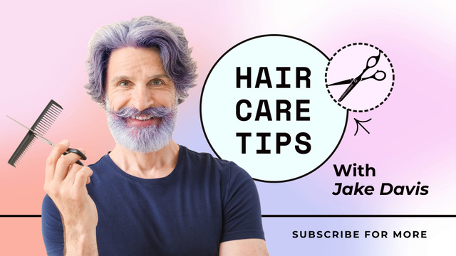 Haircare Tips And Tricks Vlog With Hairdresser YouTube intro tervezősablon