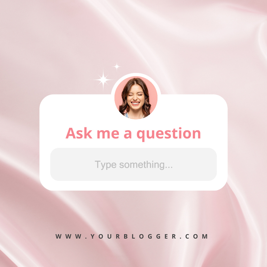 Sincere Questions And Answers Session In Tab Instagram Πρότυπο σχεδίασης
