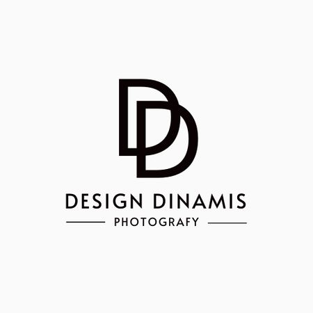 Photography Studio Emblem Logo Tasarım Şablonu